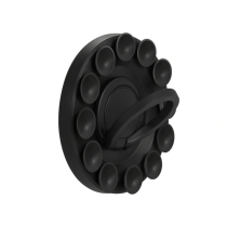 MagSafe Magnet Ring Suction Cup Holder (Black)
