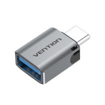 VENTION OTG Adapter USB-C Male to USB-A Female (Grey)