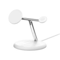 BELKIN Charging Station 3-in-1 with Qi2 (15W) (White)