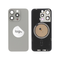 Back Cover Natural Titanium iPhone 15 Pro (Pulled A)