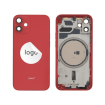 Frame Complete (Case Back Pre-assembled) Red iPhone 12 Mini (Pulled B)