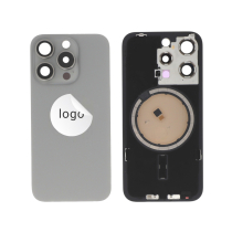 Back Cover Natural Titanium iPhone 15 Pro (Pulled B)
