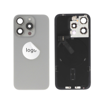 Back Cover Complete Natural Titanium iPhone 15 Pro (Pulled A)