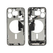 Midframe White Titanium iPhone 15 Pro Max (With Components) (Pulled A)