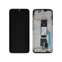 Complete Screen Black Redmi A7 Pro (With Frame) (ReLife)