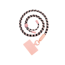 FAIRPLAY Phone strap 120cm FLORA (Pink/Black)