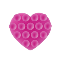 Suction Cup Holder Heart (Pink Fuchsia)