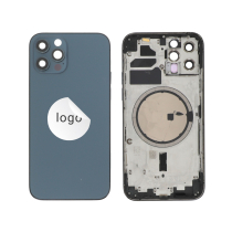 Frame Complete (Case Back Pre-assembled) Blue iPhone 12 Pro (Pulled B)