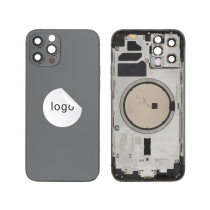 Frame Complete (Case Back Pre-assembled) Graphite iPhone 12 Pro (Pulled A)