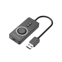VENTION External USB Sound Card with Volume Control
