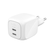 BELKIN Charger Sector GaN 2 Ports USB-C 50W (White)