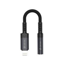 DEVIA Lightning to 3.5mm Jack Adapter (Black) (EC090)