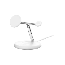 BELKIN Charging Station 3-in-1 with Qi2 (15W) (White)