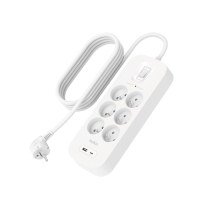 BELKIN Surge Protector Power Strip 6 Outlets (USB-A + USB-C)