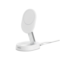 BELKIN Qi2 Magnetic Charging Stand and Foldable (15W) (White)