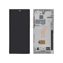 Complete Screen White Galaxy S22 Ultra (With frame) (ReLife)