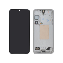 Complete Screen Silver Galaxy S24+ (S926B) (With frame)