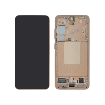 Complete Screen Orange Galaxy S24 (S921B) (With frame)