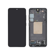 Complete Screen Black Galaxy S24 (S921B) (With frame)