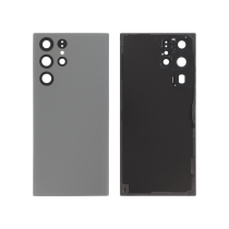 Back Cover Graphite Galaxy S22 Ultra (S908B) (Without logo)