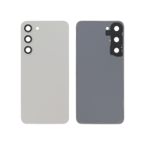 Back Cover Cream Galaxy S23+ (S916B) (Without logo)