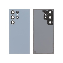 Back Cover Sky Blue Galaxy S23 Ultra (S918B) (Without logo)