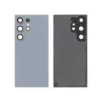 Back Cover Titanium Blue Galaxy S24 Ultra (S928B) (Without logo)