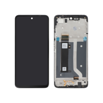 Complete Screen Black Moto G34 5G (With frame) (ReLife)