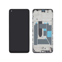 Complete Screen Black Realme 9 4G (With frame) (Relife)