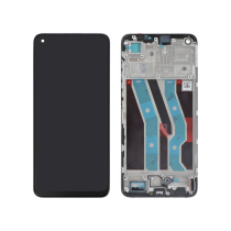 Complete Screen Black Realme 10 4G (With Frame) (Relife)