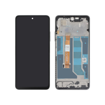 Complete Screen Black Realme C67 (With Frame) (Relife)