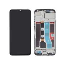 Complete Screen Black Realme Note 50 (With frame)