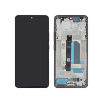 Complete Screen Black Redmi Note 14 Pro+ 5G (With Frame) (ReLife)
