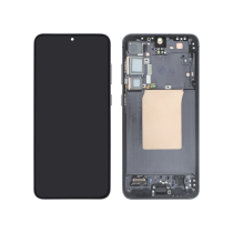 Complete Screen Black Galaxy S25+ (S936B) (With frame) (Relife)