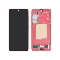 Complete Screen Coral Red Galaxy S25 (S931B) (With Frame) (Relife)