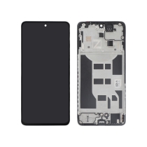 Complete Screen Black Oppo Reno12 FS 5G (With frame) (ReLife)