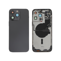 Backcover Complete Black Space Gray iPhone 14 Pro Max (With MagSafe) (Without Logo)