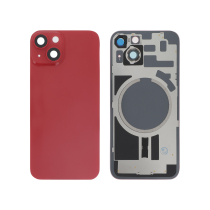 Backcover Complete Red iPhone 14 (With MagSafe) (No Logo)