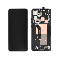 Complete Screen Black Motorola Edge 50 Pro (With frame) (ReLife)