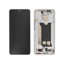 Complete Screen Silver Poco F7 Pro 5G (With Frame) (ReLife)