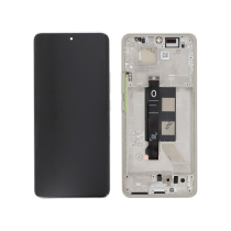 Complete Screen Silver Poco X7 (With Frame) (ReLife)