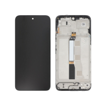 Complete Screen Black Redmi 15 4G/Poco M7 4G (With frame) (ReLife)