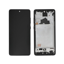 Full Incell Screen Black Galaxy A72 (A725F) (With Frame)
