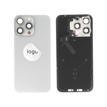 Back Cover Natural Titanium iPhone 15 Pro Max (With Components) (Pulled A)