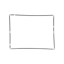 Frame Digitizer Black iPad 2/3/4
