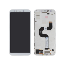 Complete Screen White Xiaomi Mi A2 (With frame)
