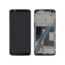 Complete Screen Black OnePlus 5T (With Frame) (ReLife)