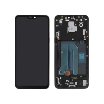 Complete Screen Black OnePlus 6 (With frame)