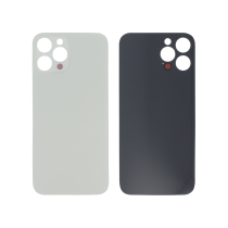 Backcover Silver iPhone 12 Pro Max (Large Hole) (Without Logo)