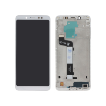 Complete Screen White Redmi Note 5 (With frame)